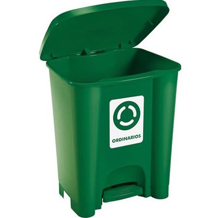 Distribuciones Andra SAS - Basurero Pedal 30 Lt Marcado Verde