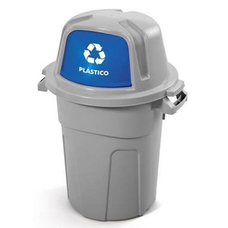 Distribuciones Andra SAS - Basusrero 100 lts 1 boca Azul