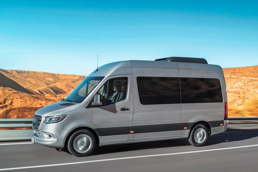 side view of grey sprinter