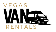 Black & Gold Vegas Van Rentals Logo