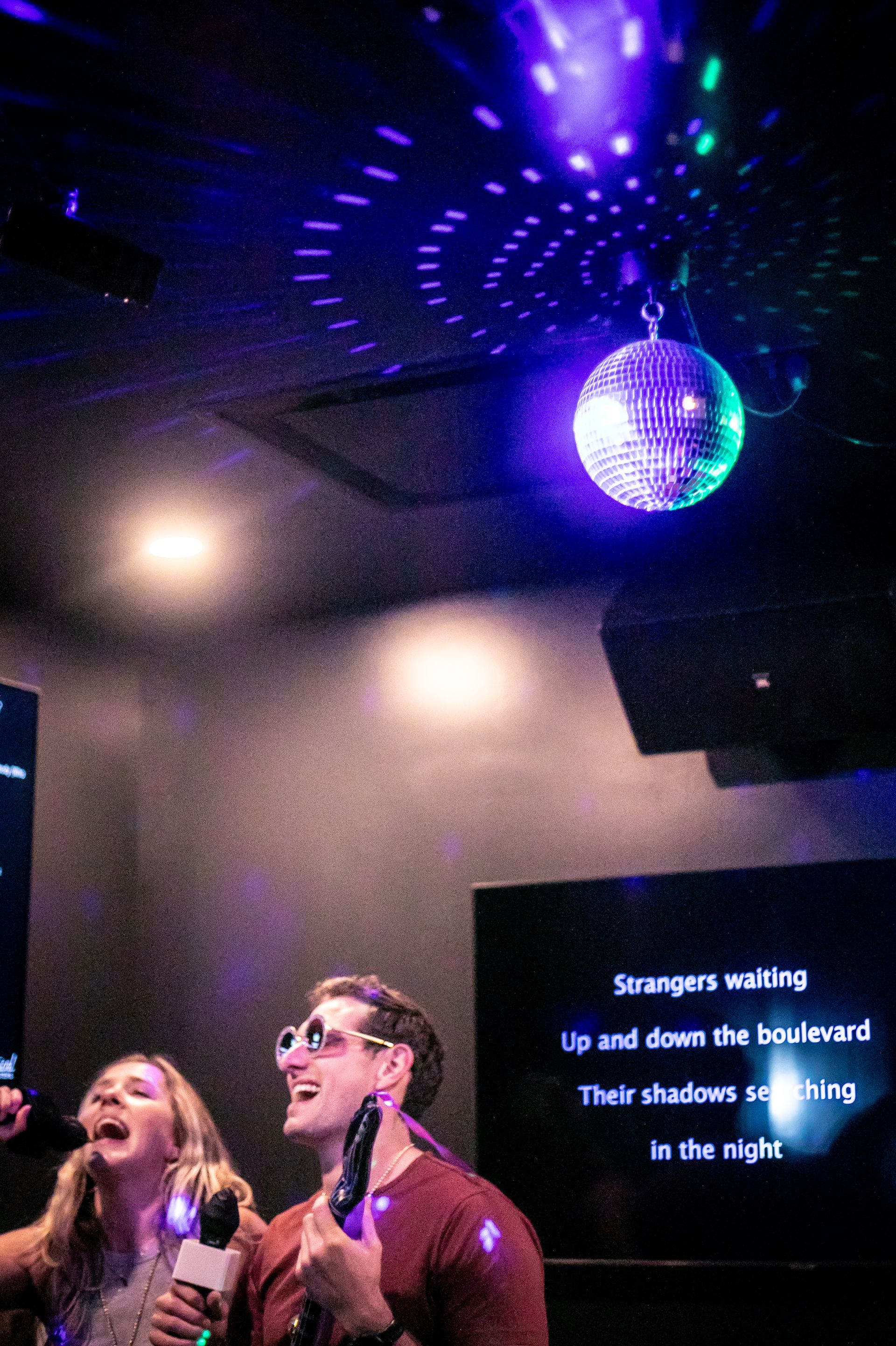 Interior shot of private suite