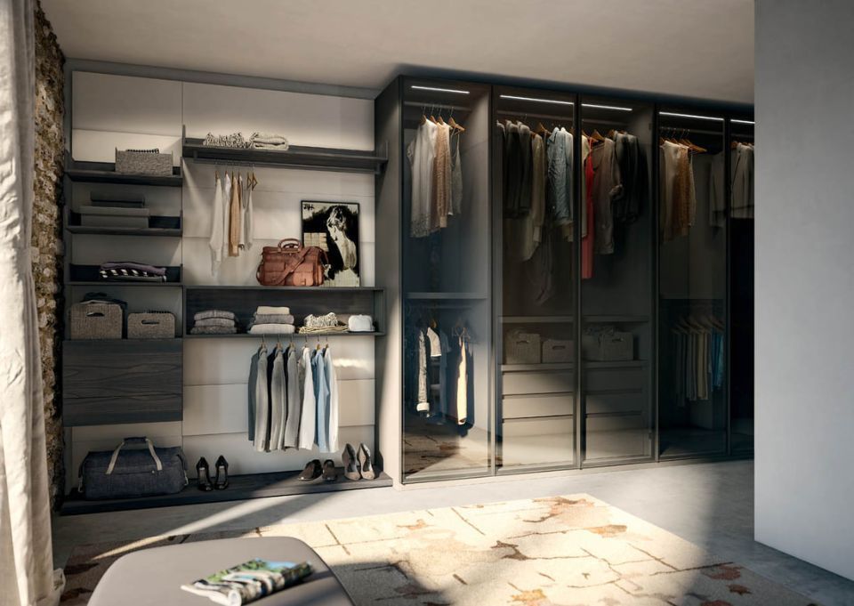 cabina armadio con quadro