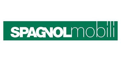 Il logo di spagnol mobili è verde e bianco.