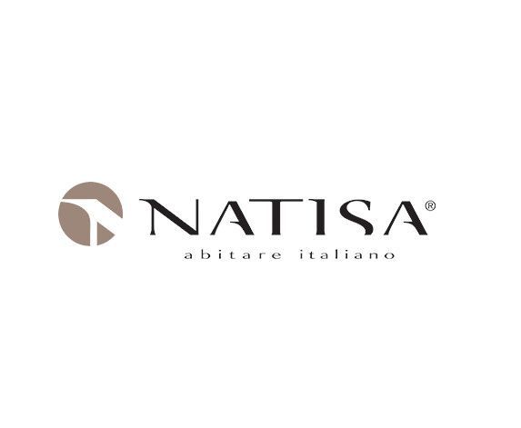 Il logo natisa è su sfondo bianco.