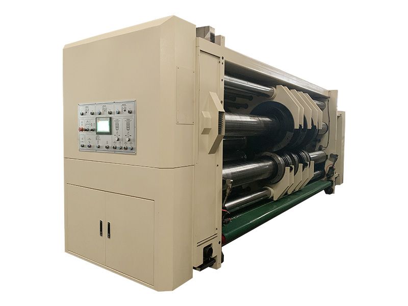 Printer slotter rotativo