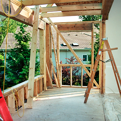 man taking roof service — Home Renovations in Darwin, NT