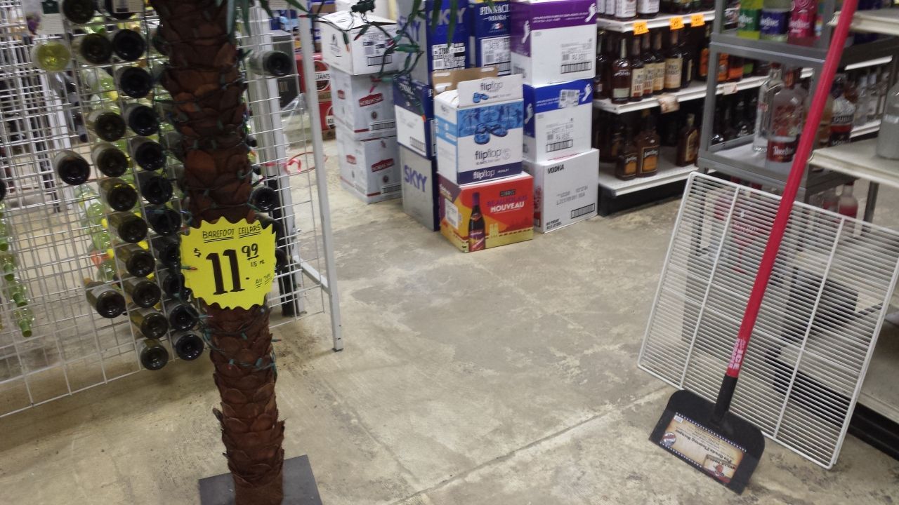 A store with a sign that says 11 cents on it