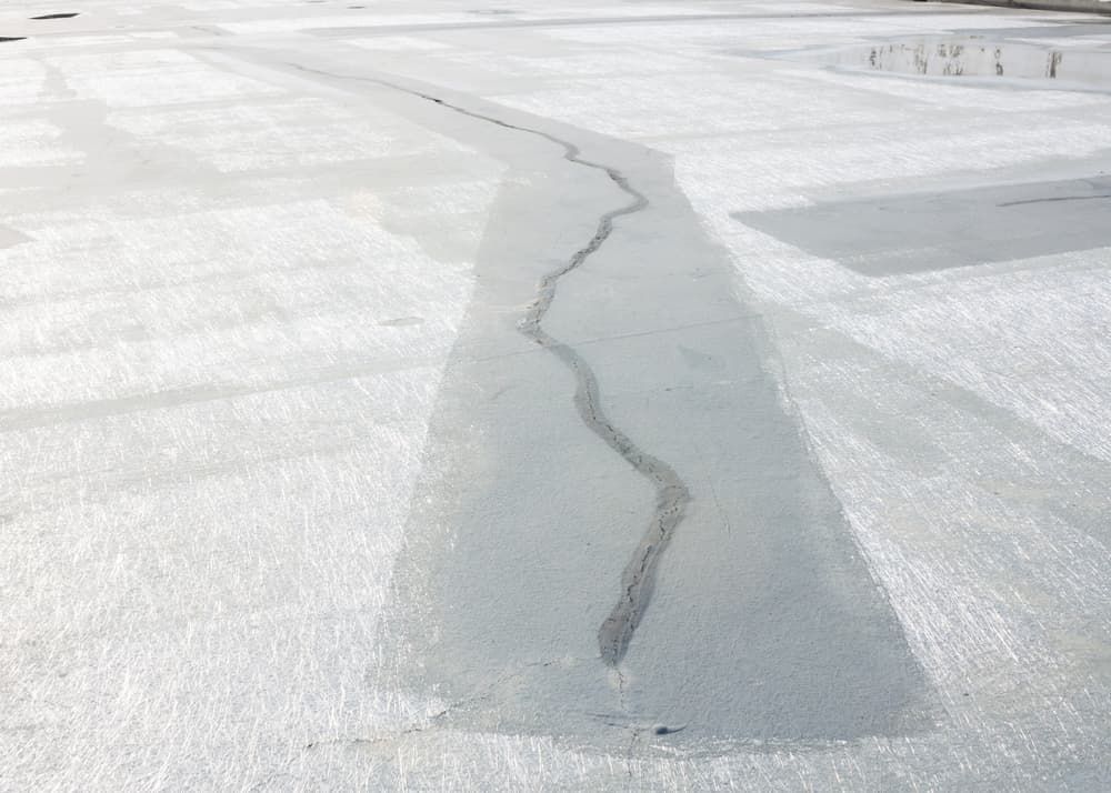 Close-up of a Concrete Surface With a Crack Running Down the Center — Consider It Sealed Waterproofing in Crangan Bay, NSW
