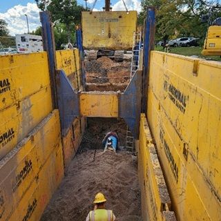 Watermain Bore Under College Avenue & BNSF Railroad