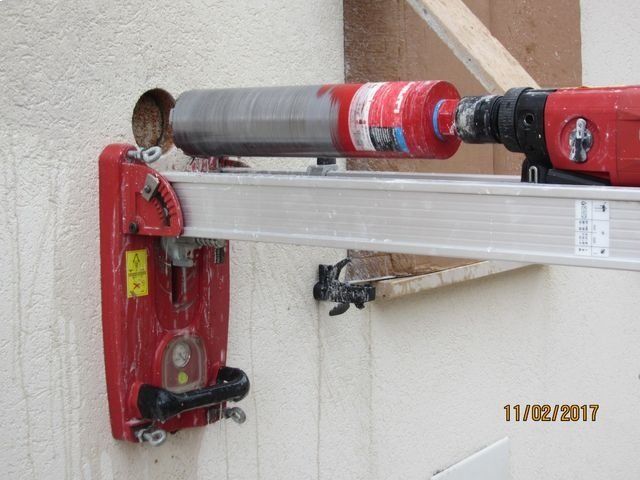 Carotaggio di calcestruzzo