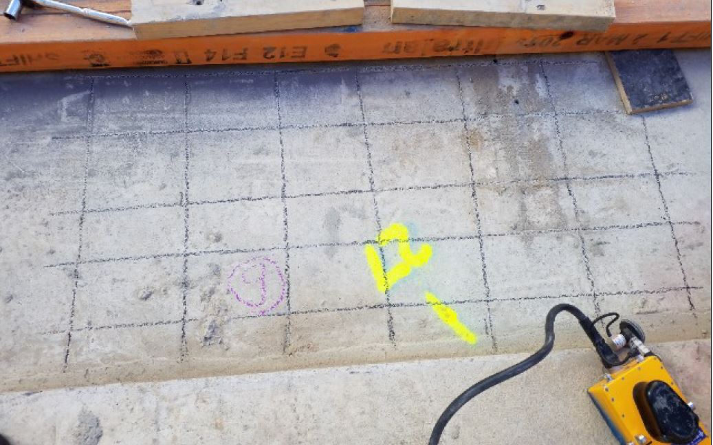 Marks on Concrete Slab — Sydney, NSW — GPR Scanning Australia Pty Ltd