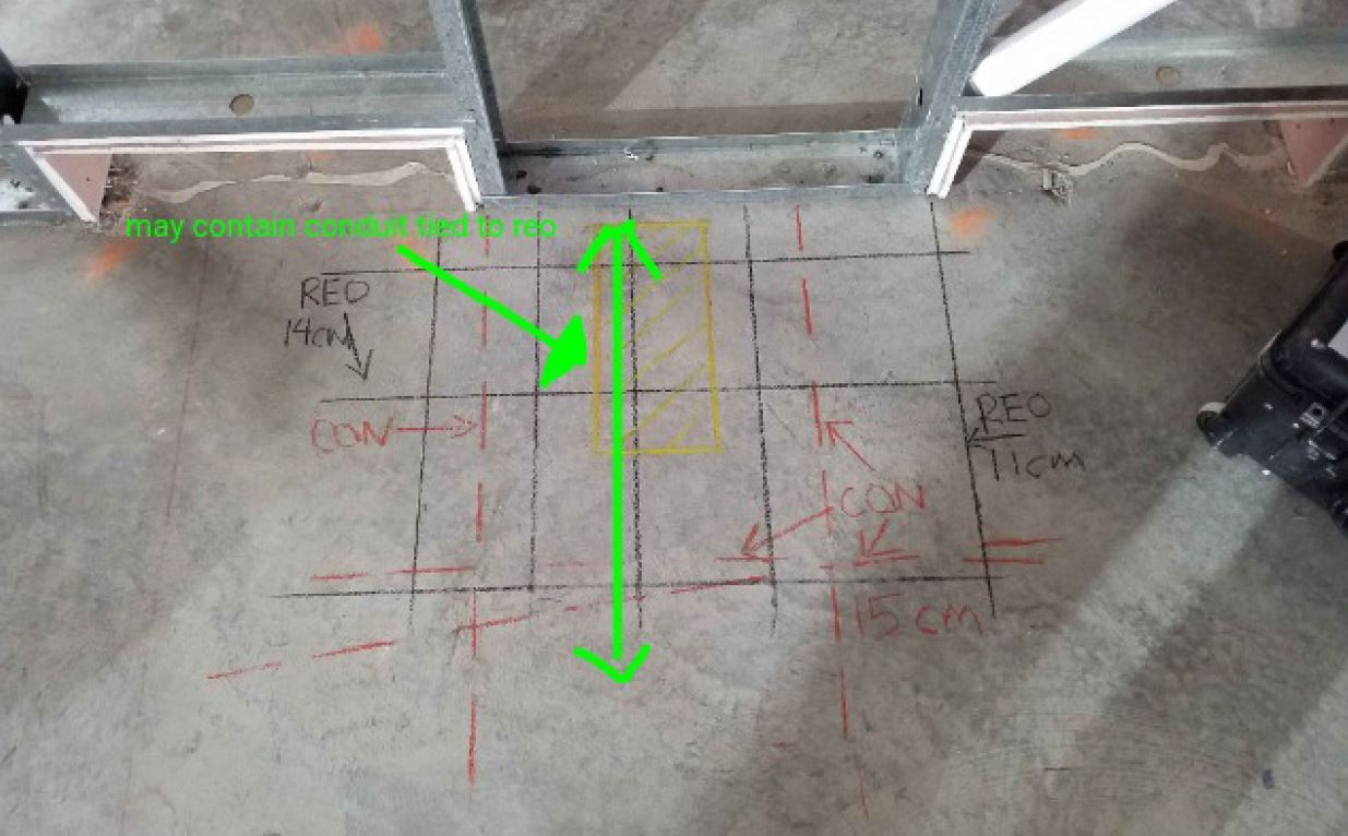 Conduit Scanned on Concrete Slab — Sydney, NSW — GPR Scanning Australia Pty Ltd
