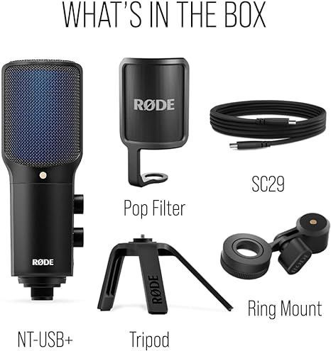 מיקרופון רכב יושב על גבי חצובה.