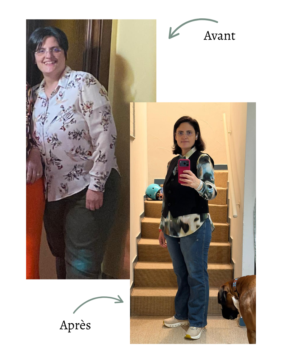 Avant / Après perte de poids doterra