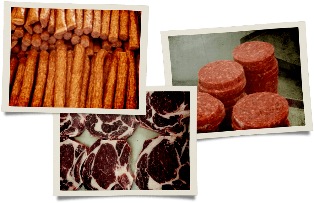 Meat polaroids