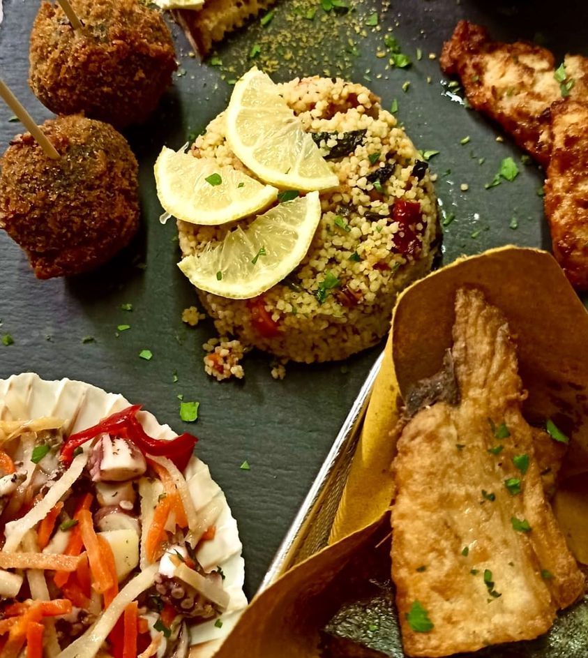 antipasto sfizioso di pesce