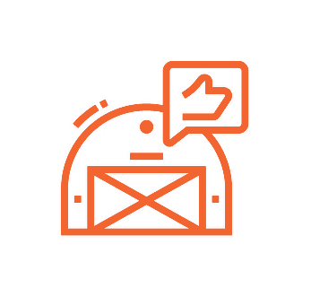 Garage With Thumbs Up Icon – Scottsboro, AL – Designer Doors