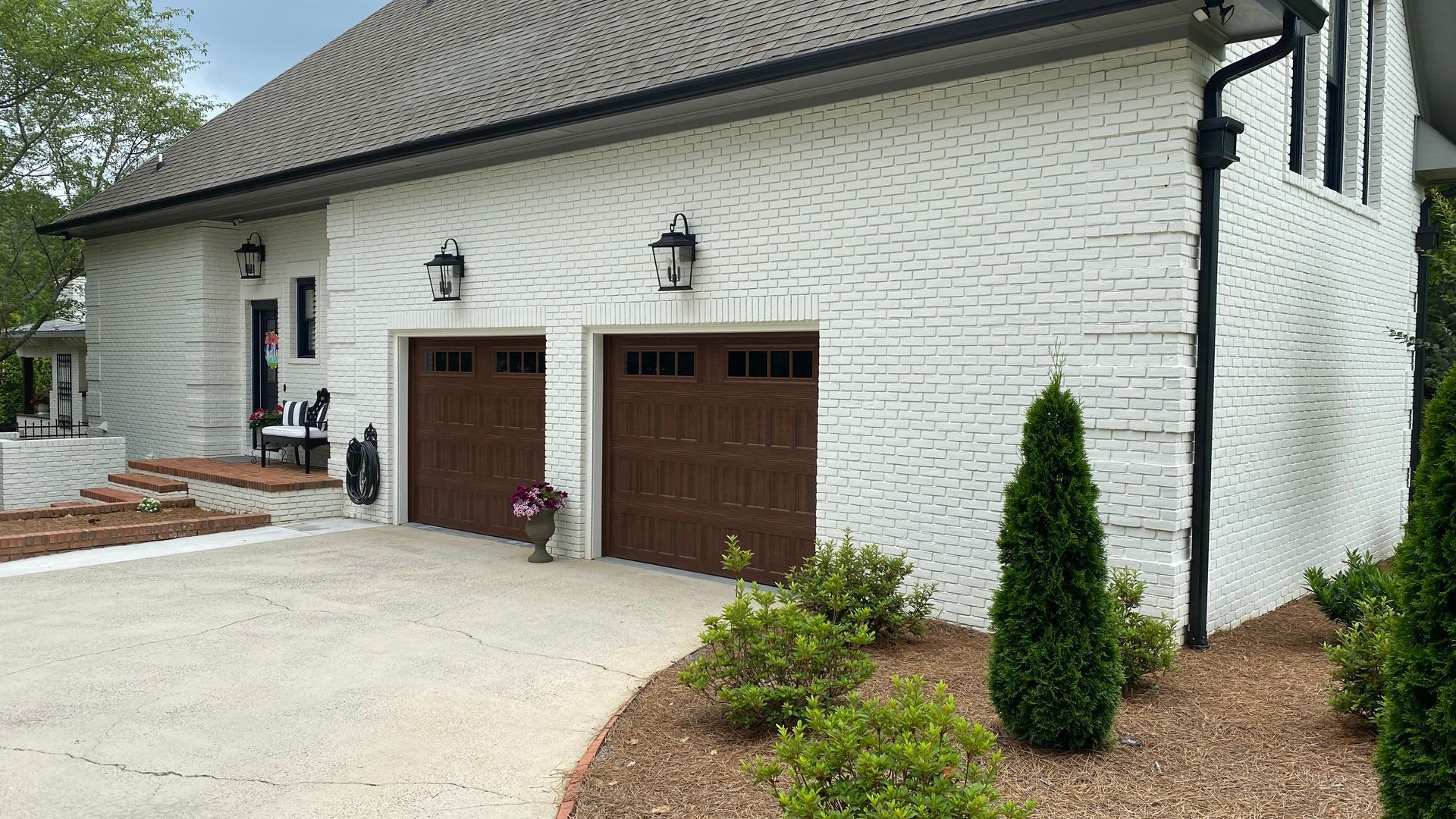 White Garage Door – Scottsboro, AL – Designer Doors