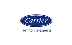 The carrier logo is blue and white and says `` turn to the experts ''.