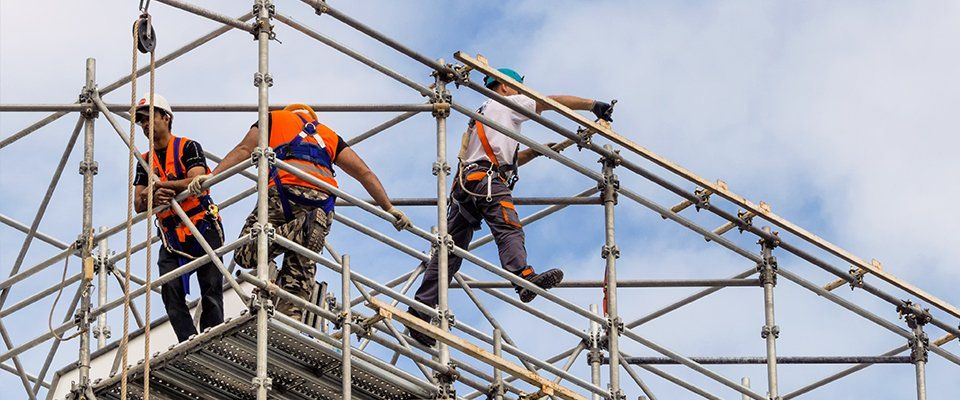 Commercial scaffolding