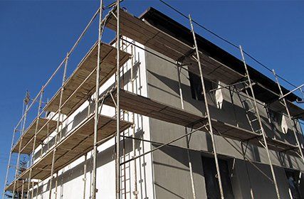 scaffolding for domestic buildings