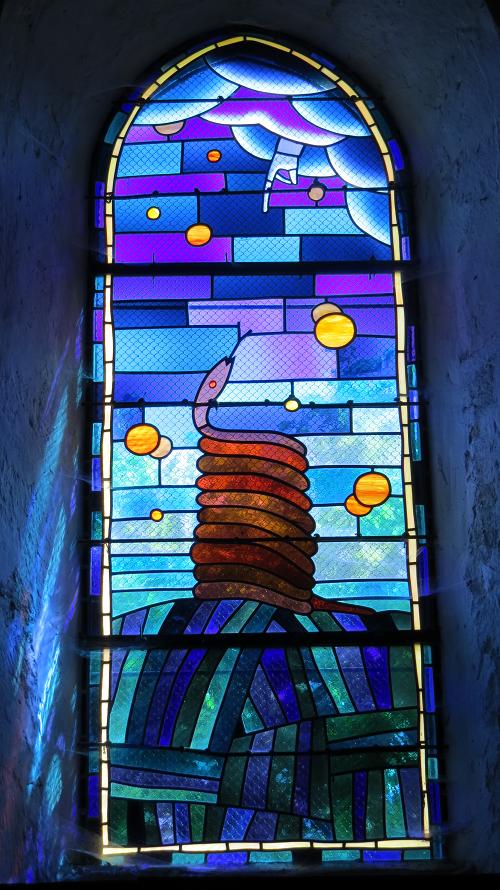 Burcy vitraux de l'église FOLON