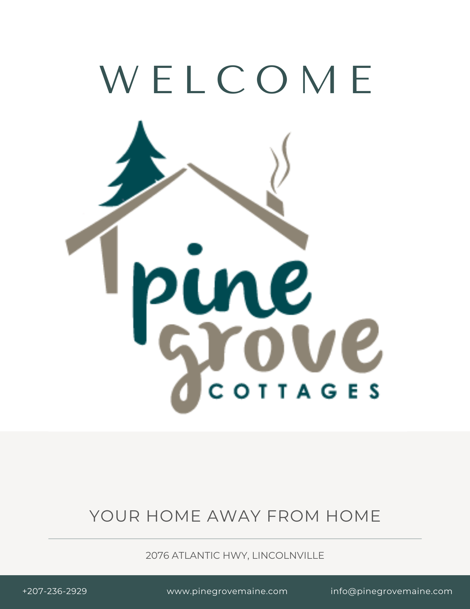 Pine grove cottages welcome your home away from home
