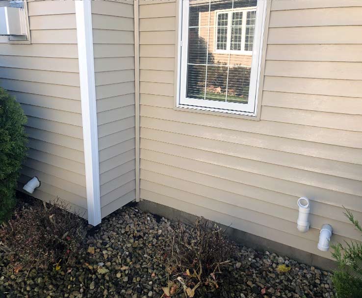 After Power Washing Exterior Siding of House in Madison Wisconsin