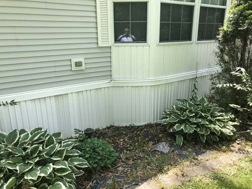 Vinyl siding exterior after Stoltenberg power washing services