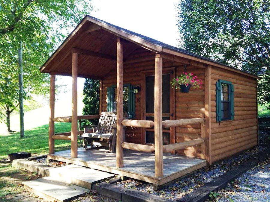 Front Porch of Cabin