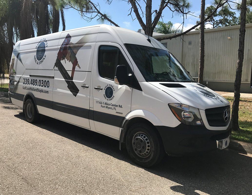Company Service Van — Fort Myers, FL — Gulf Coast Nail & Staple
