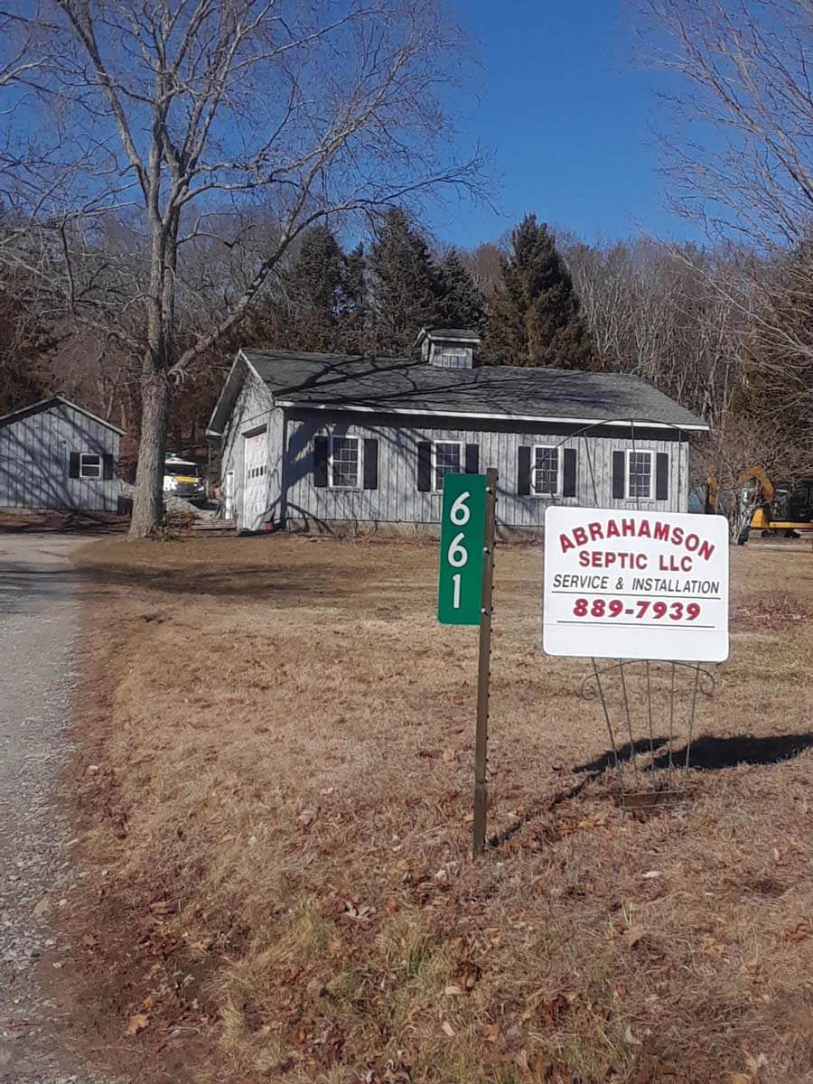 Abrahamson Septic LLC Office Location — Preston, CT — Abrahamson Septic LLC