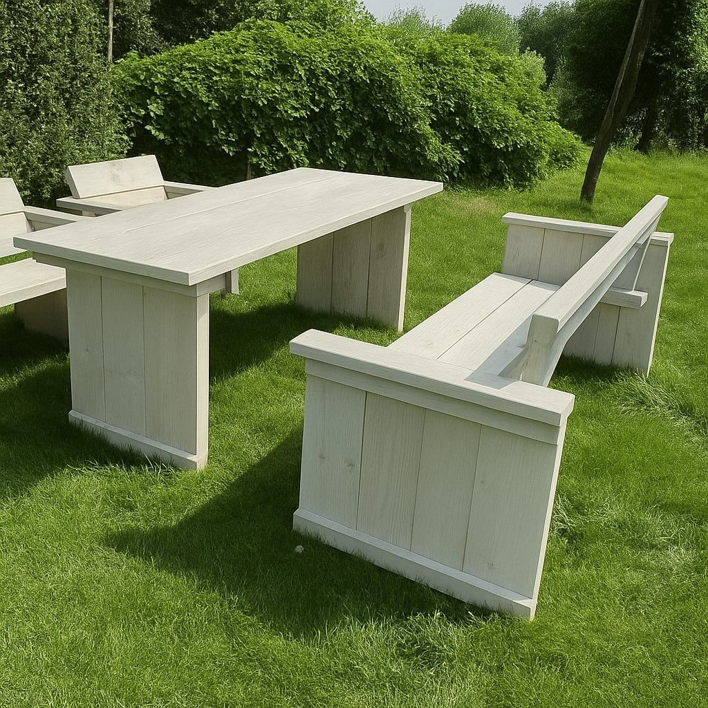 Steigerhout tuinset