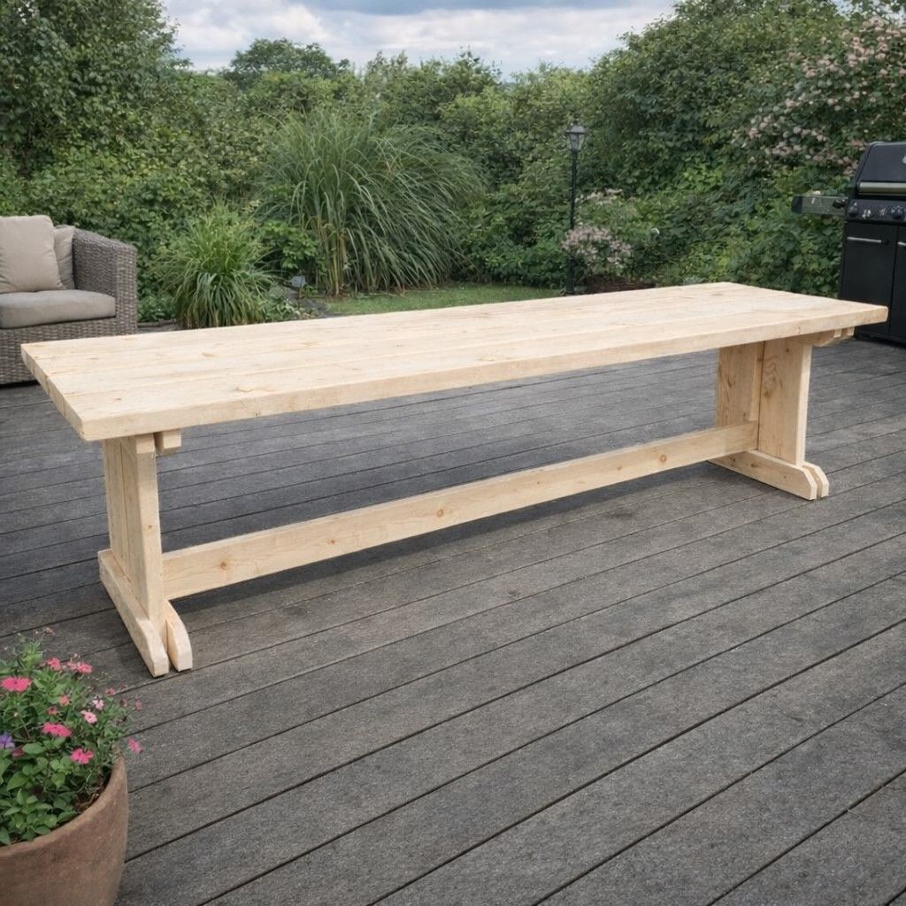 Steigerhouten ligbed