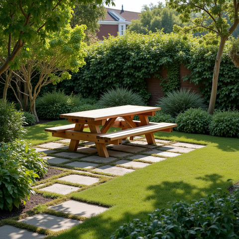 Steigerhouten meubels voor buiten