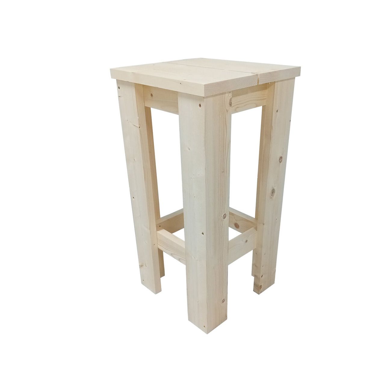Steigerhouten barkruk