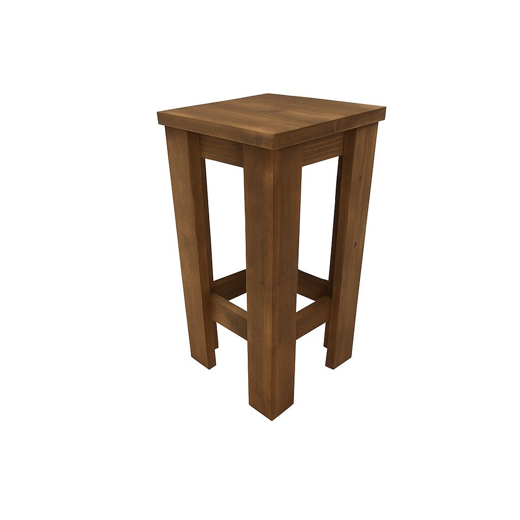 Steigerhouten barkruk