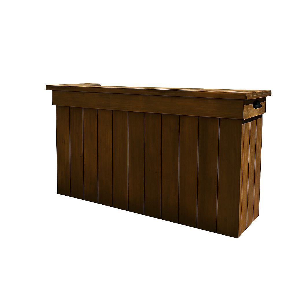 Steigerhouten bar van 200 cm voor binnen en buiten