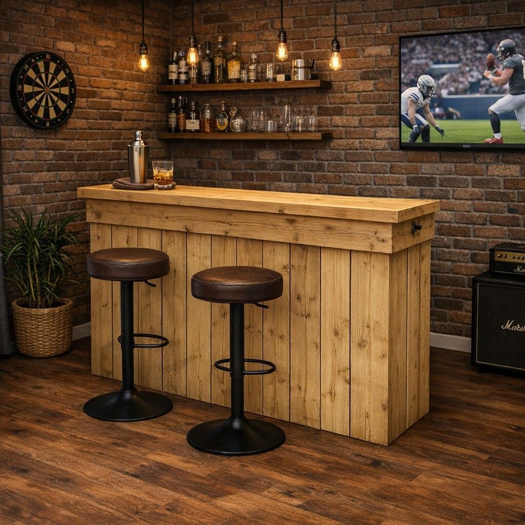 Steigerhouten bar