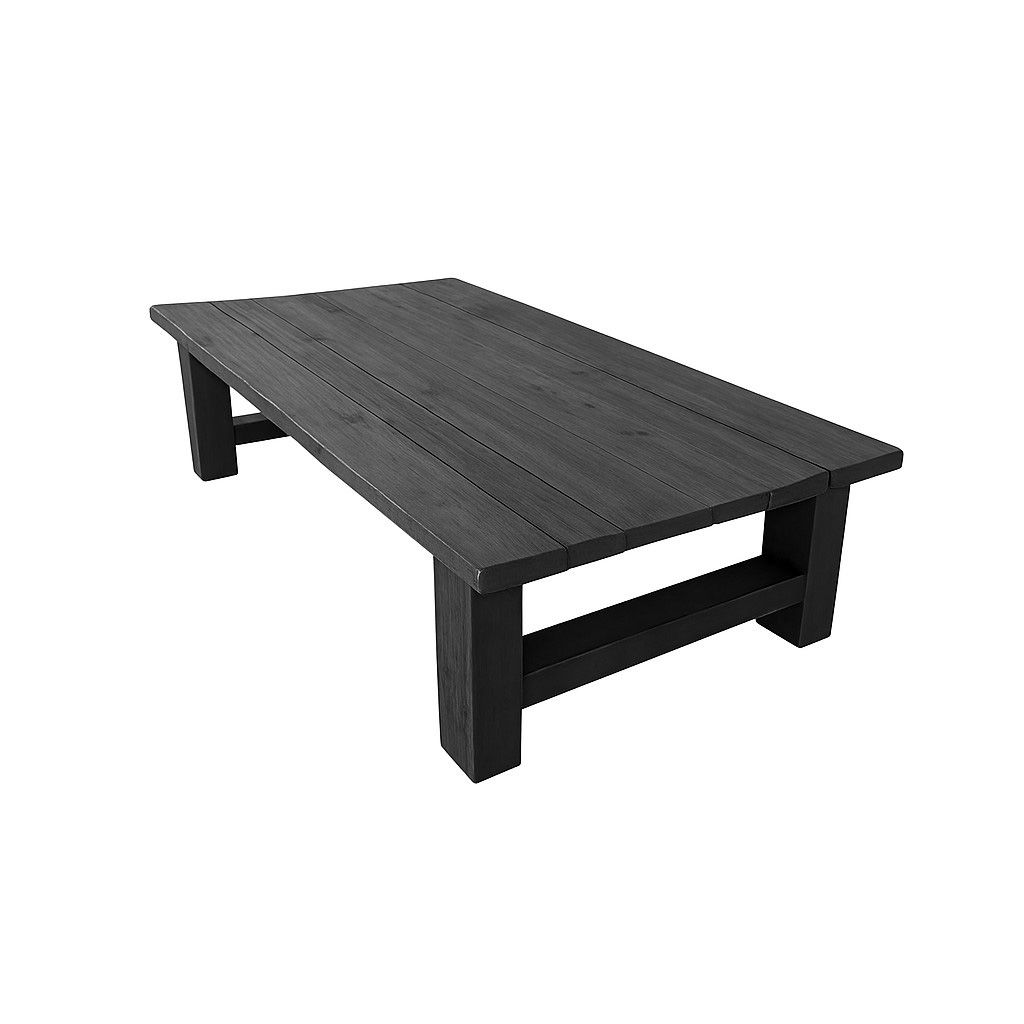 Steigerhouten salontafel met robuuste uitstraling in sfeervol ingericht interieur – handgemaakt en duurzaam