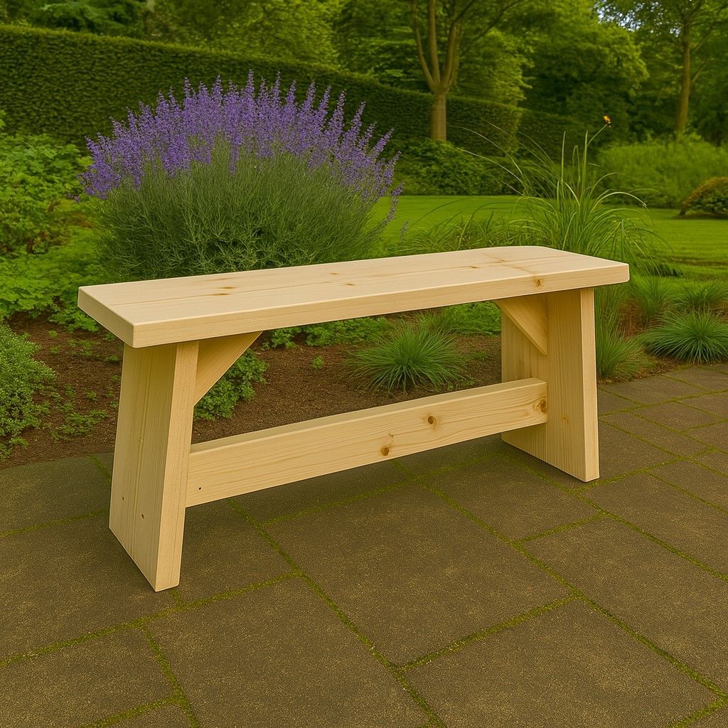 Steigerhouten sidetable