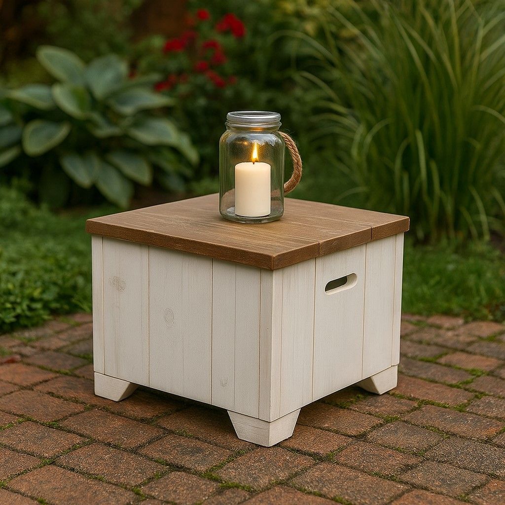 Steigerhouten tafelkist