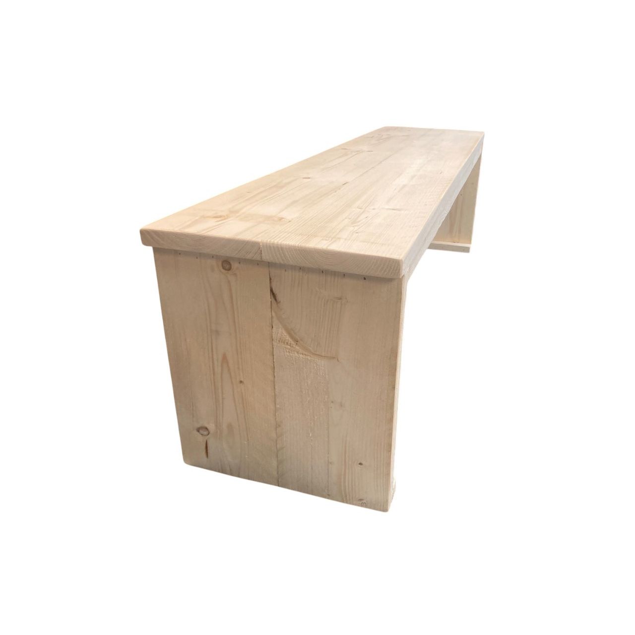 Steigerhouten stoel van 60cm, comfortabel en robuust, geschikt voor tuin, terras of veranda