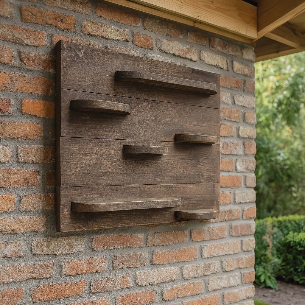 Steigerhouten wandbord