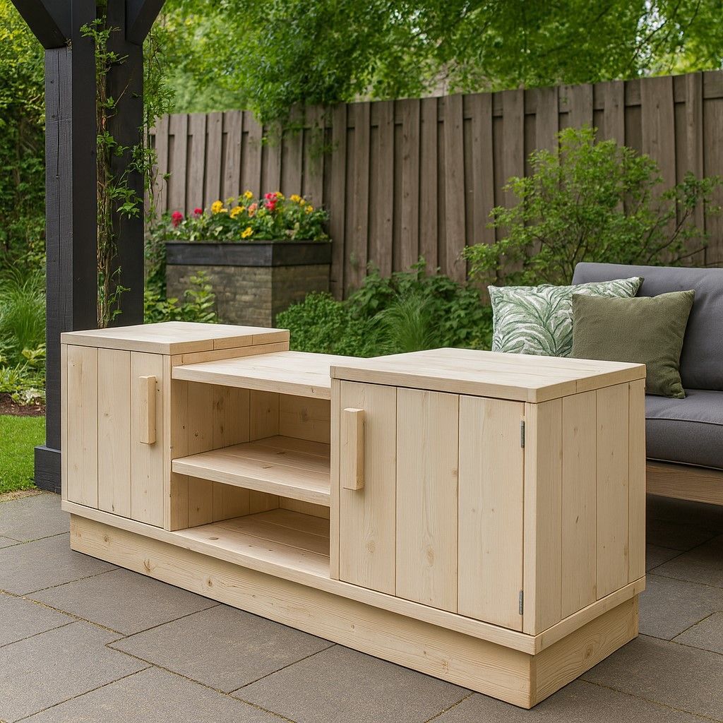 Steigerhouten keuken