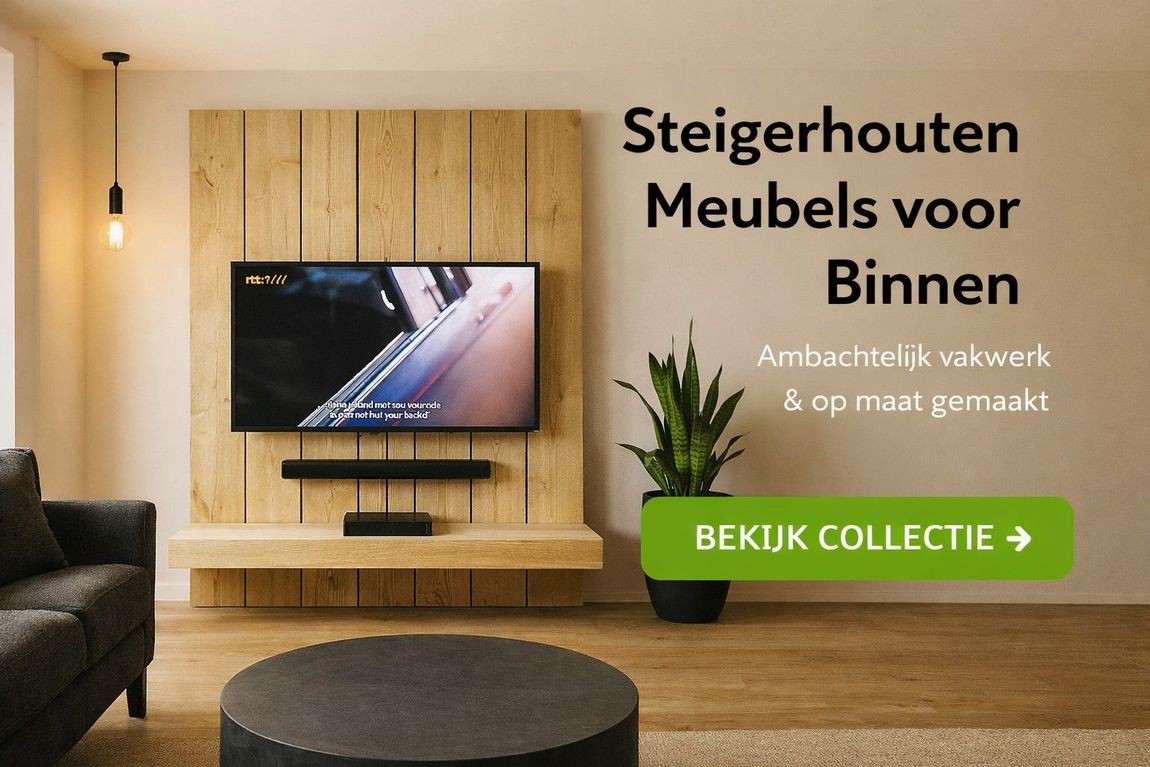 Steigerhouten meubels voor binnen