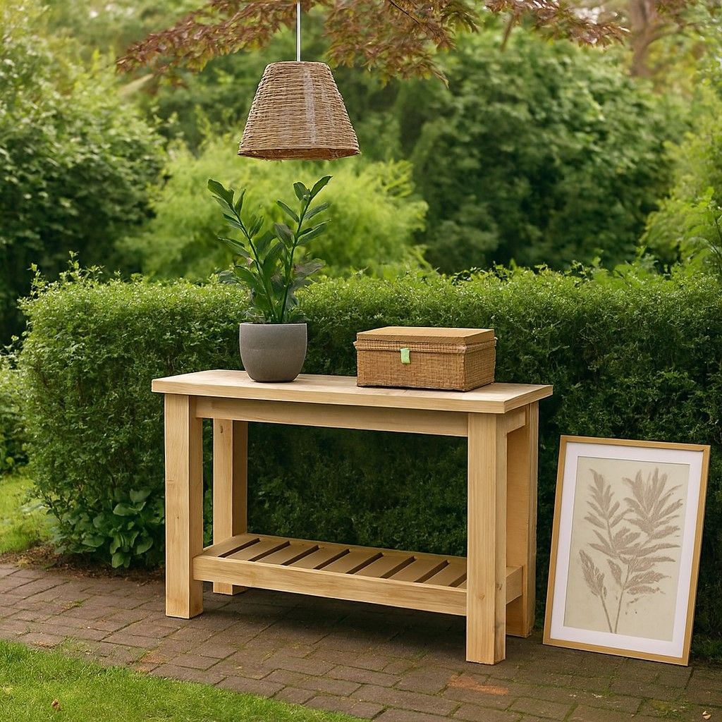 Steigerhouten sidetable