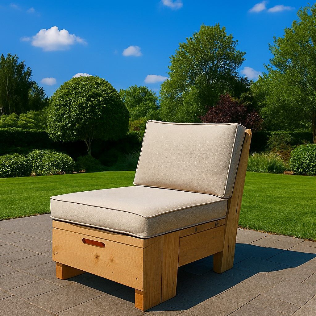 Steigerhouten tuinstoel