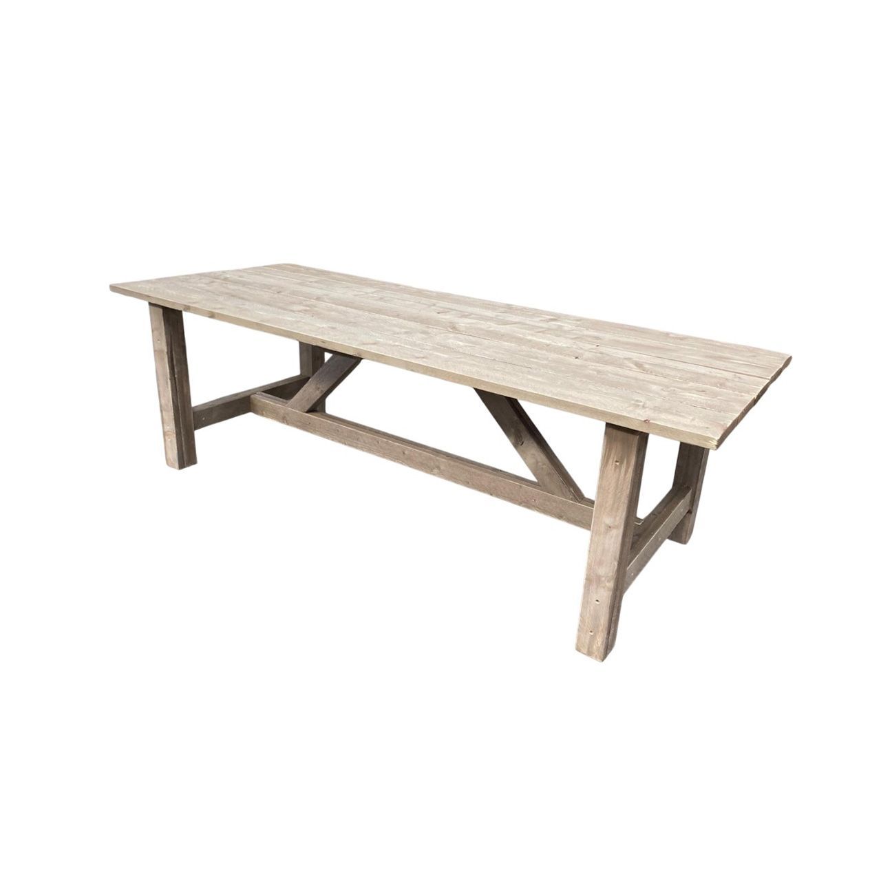 Kloostertafel van steigerhout