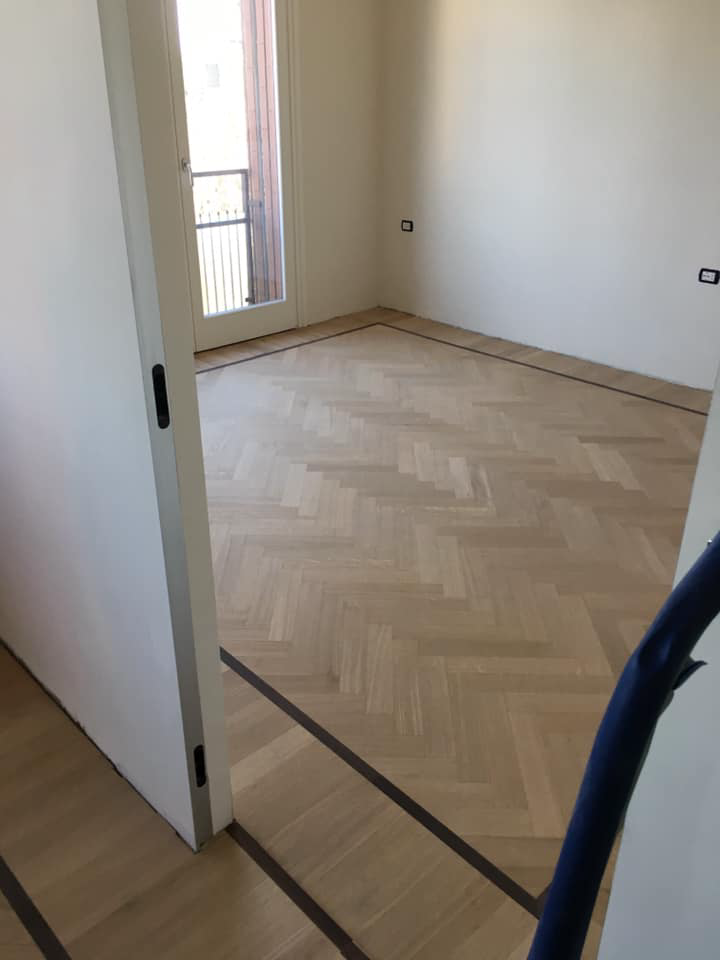 intervento di restauro pavimento